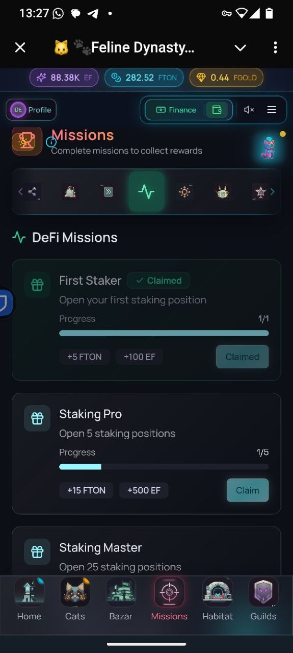 DeFi Missions - Staking Rewards