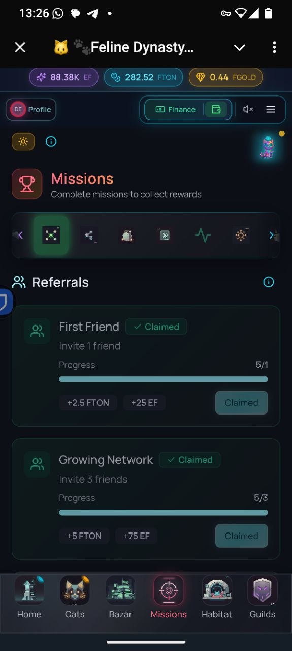 Referral Missions - Invite Friends