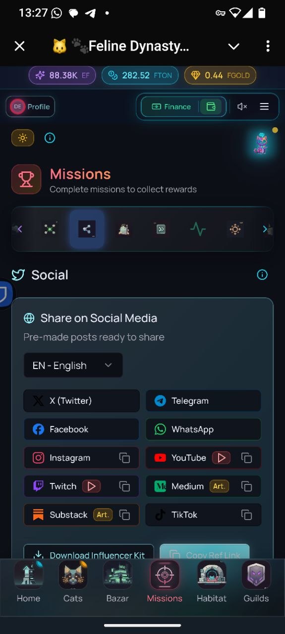 Social Sharing - Invite & Share